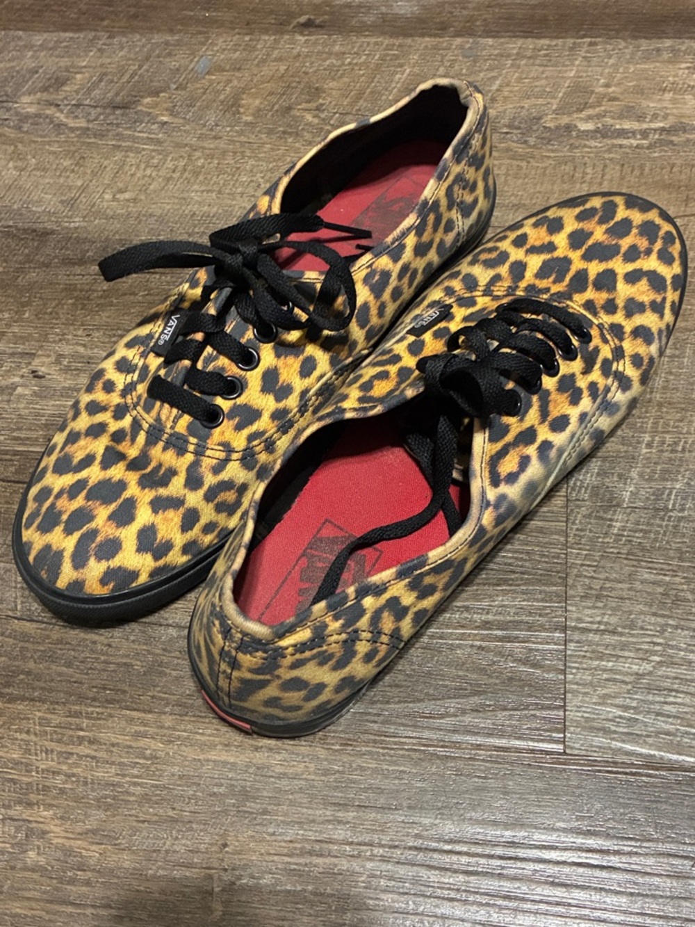 Vans Authentic Lo Pro leopard canvas sneakers